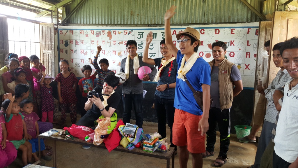 Distribute Different Item in Sindhupalchowk,Balkalyan Primary School